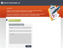 Tablet Screenshot of empresas.co