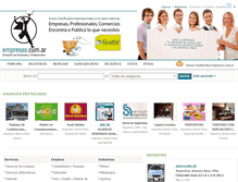 Tablet Screenshot of empresas.com.ar